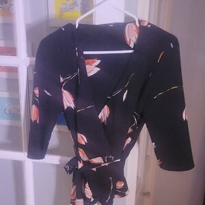 Floral Wrap Dress